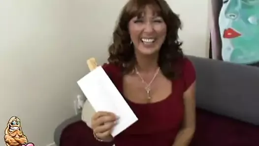 Desi Foxx enjoys a elderly creampie.