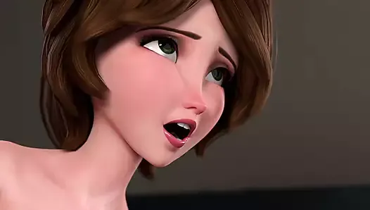In Beefy Hero 6’s animation, Aunt Cass affairs a old moment.