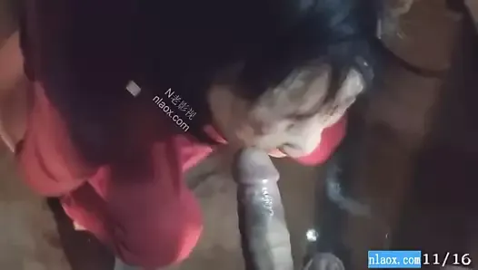 Old Chinese granny gets eager in bed.