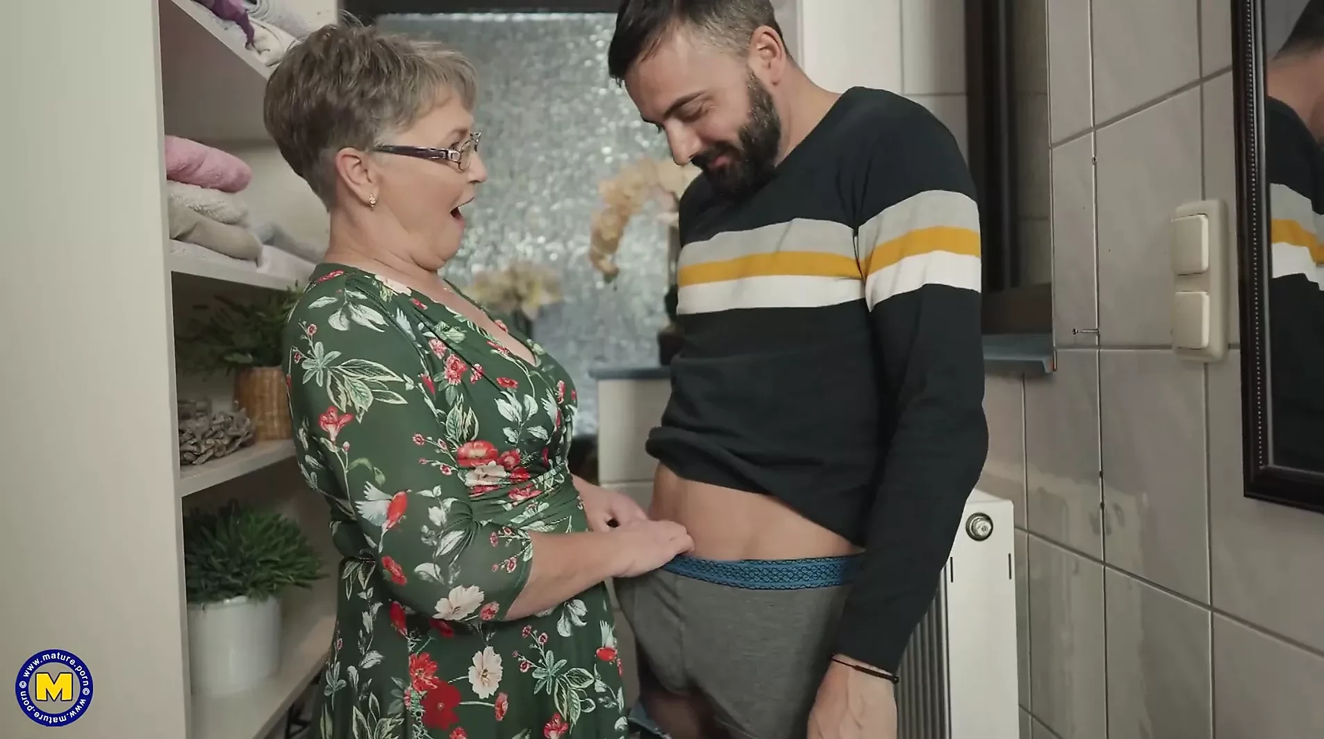 Elderly moms crave young studs, satisfying their anal hunger.